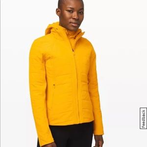 Lululemon ‘Another Mile’ Jacket - yellow size 10.